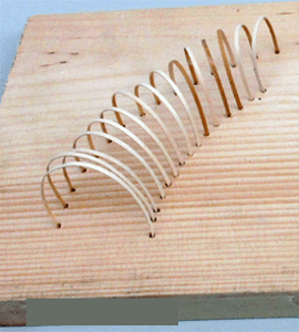 Student design using wood