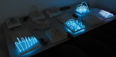 Electrolumeniscent Wire Renderings