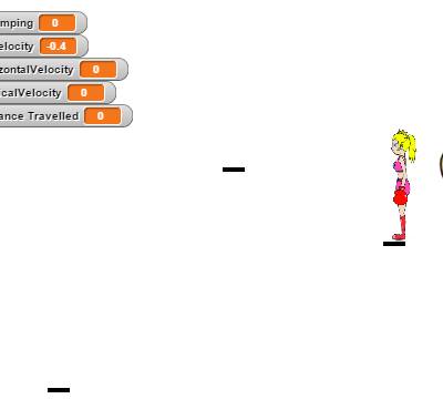Screenshot of Platforming Template