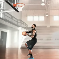 Screenshot of basketball dunk