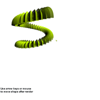 Screenshot of 3D helix4