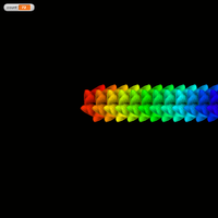 Screenshot of rainbow coil
