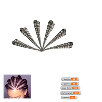 Screenshot of ghana braids vicent