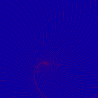 Screenshot of blue/red spiral