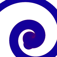 Screenshot of blue/red spiral 2